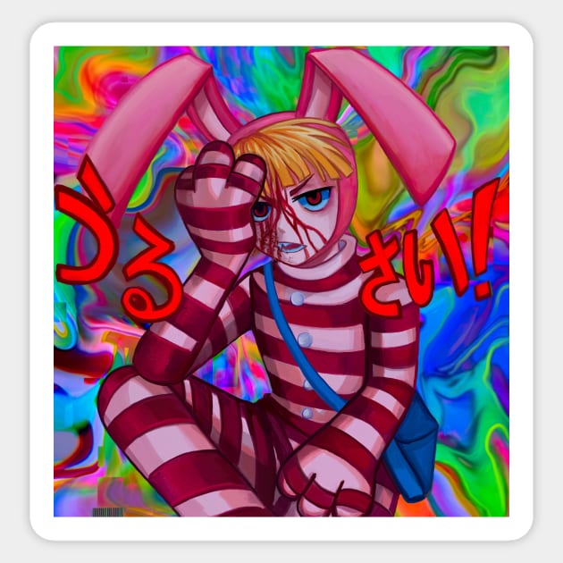 Popee the performer Popee The Performer Sticker TeePublic